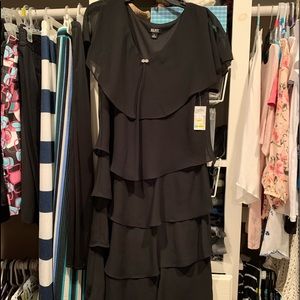 Black 5 layered elegant dress- brand new.